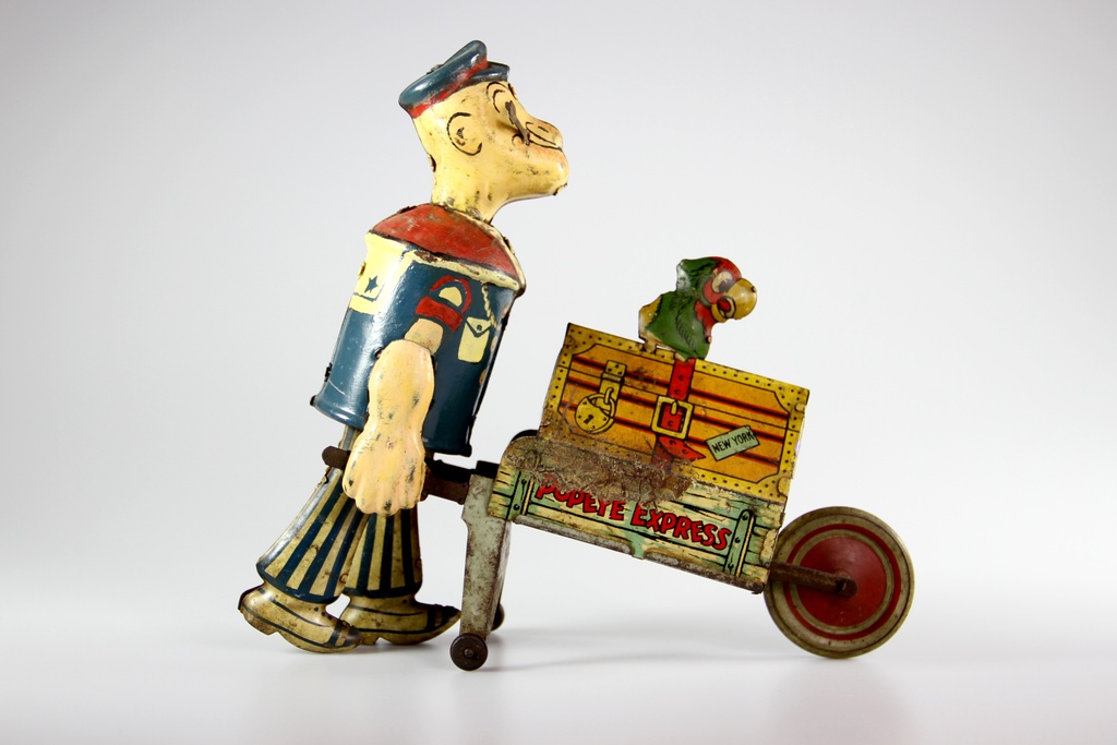 Popeye Express Vintage tin windup