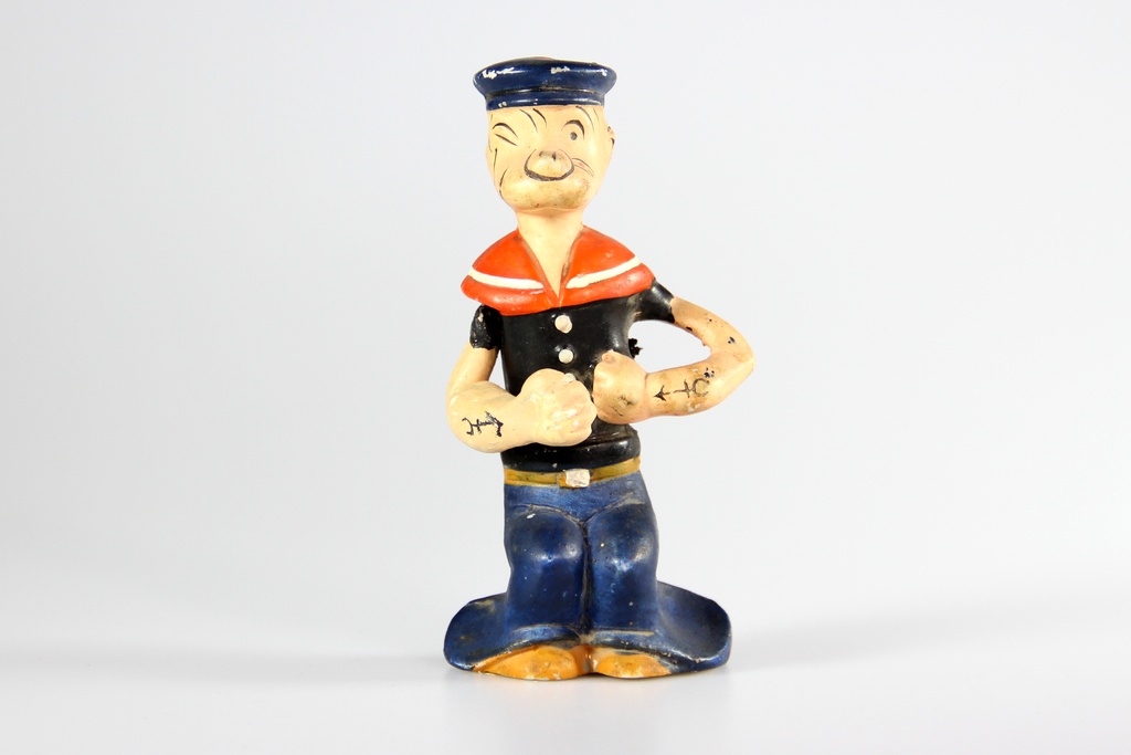 Popeye figuur van bisque