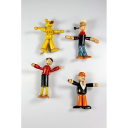 Popeye - Wood string jointed dolls
